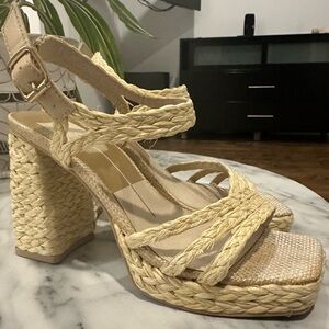 Dolce Vita Rattan Espadrille Sandal